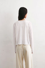 Huna Cardigan | White