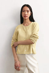 Huna Cardigan | Yellow