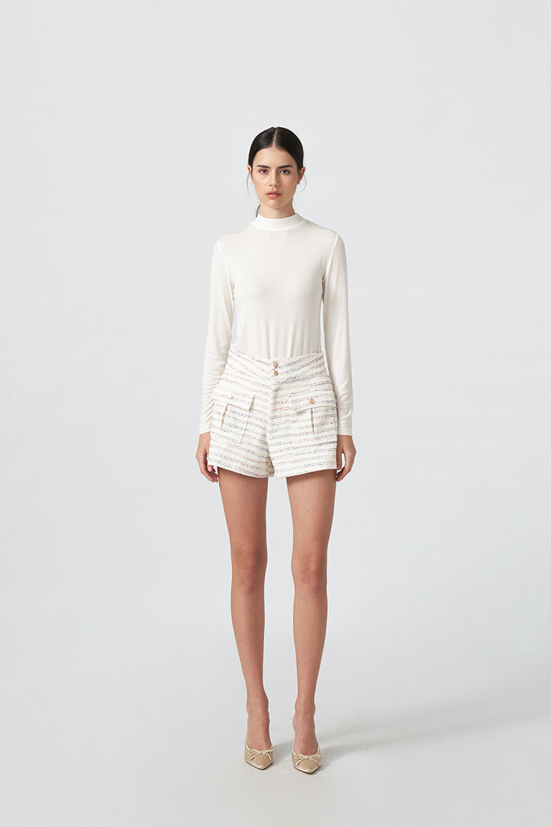 MMEHUILLET FOR DUMA - Haru Shorts | White Multi