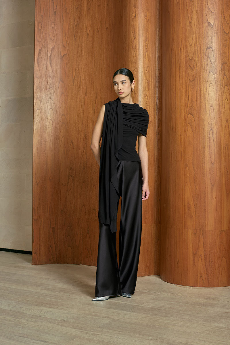 MMEHUILLET FOR DUMA - Huillet Top | Black