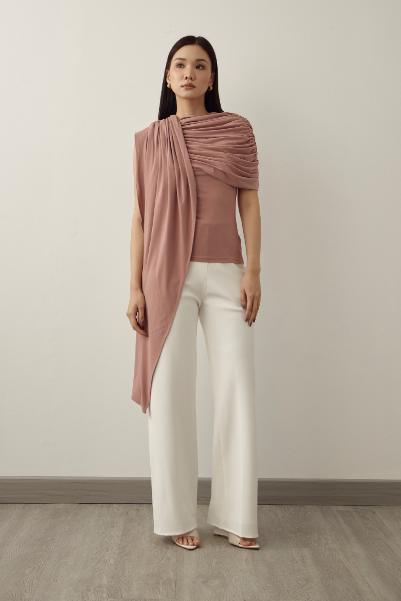 MMEHUILLET FOR DUMA - Huillet Top | Dusty Pink