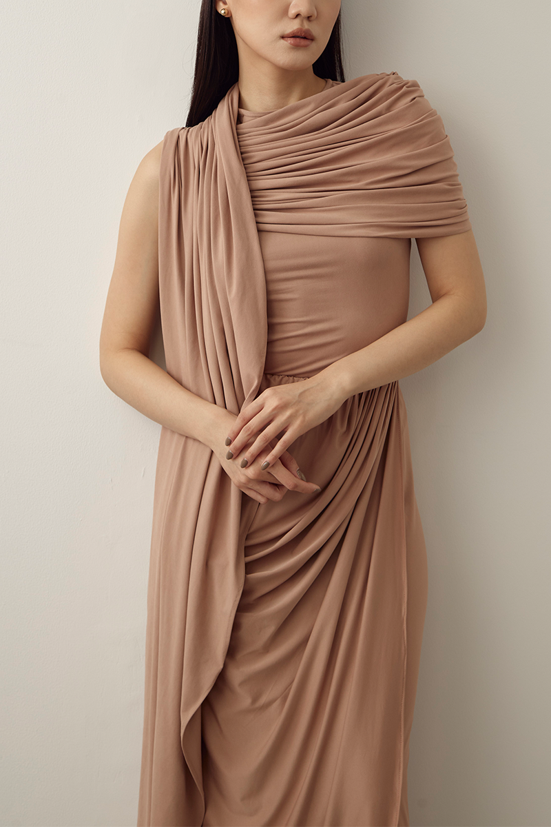 MMEHUILLET FOR DUMA - Huillet Top | Mocha Mousse