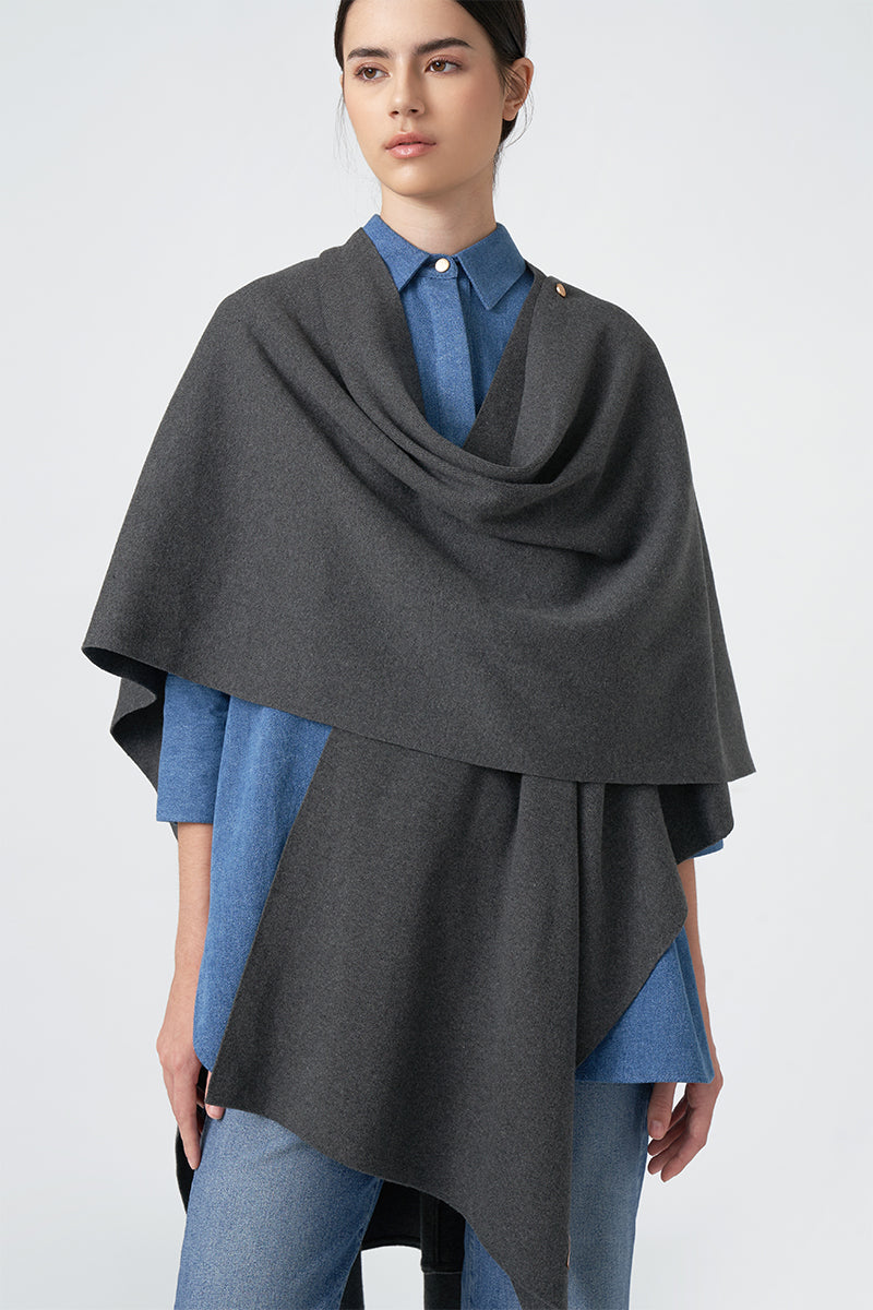 MMEHUILLET FOR DUMA - Hwi Scarf | Dark Grey