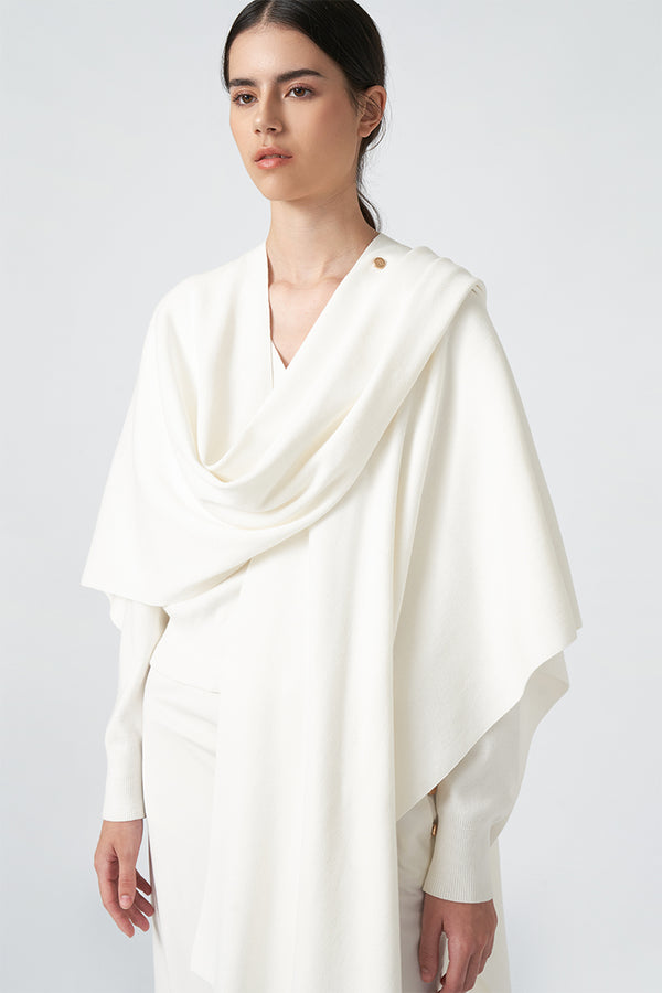 MMEHUILLET FOR DUMA - Hwi Scarf | White