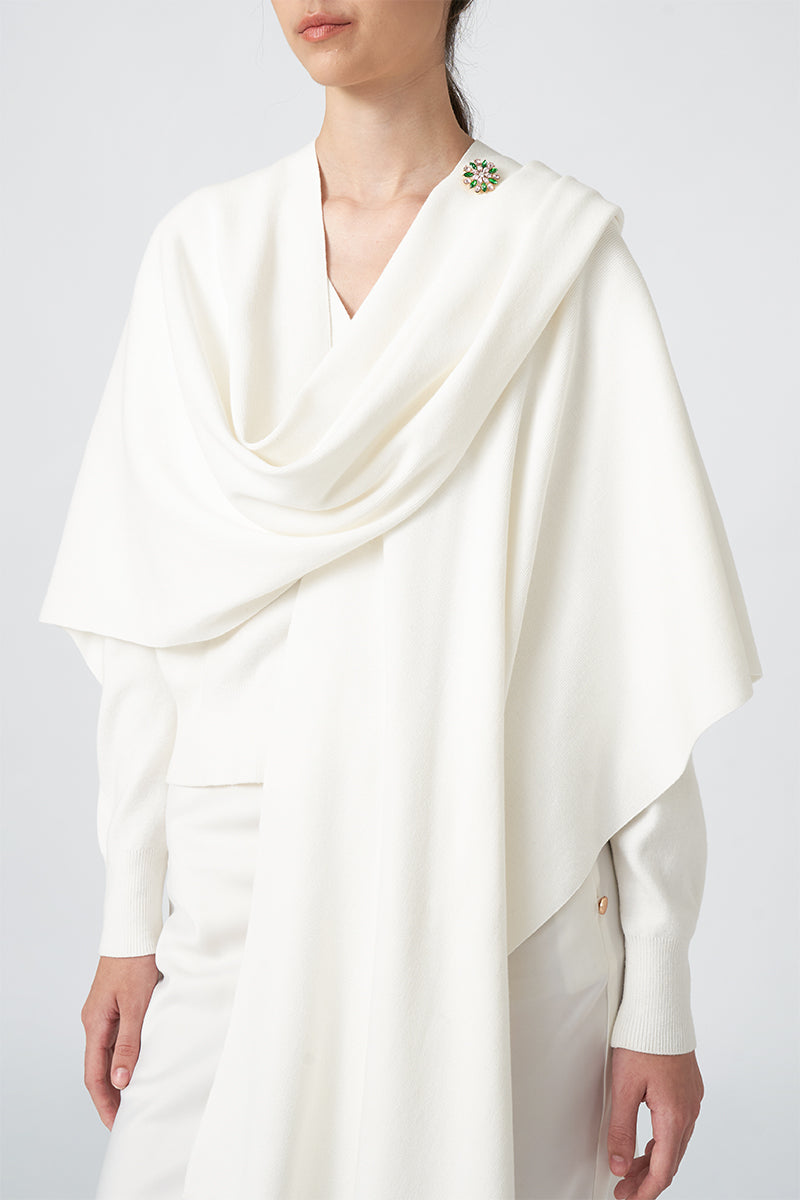 MMEHUILLET FOR DUMA - Hwi Scarf | White