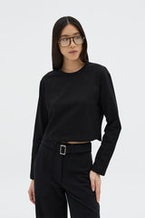 Jaon Long-sleeve Tee | Black