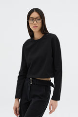 Jaon Long-sleeve Tee | Black