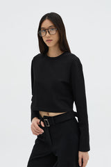 Jaon Long-sleeve Tee | Black