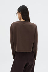 Jaon Long-sleeve Tee | Dark Brown