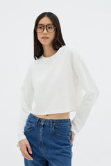 Jaon Long-sleeve Tee | White