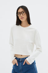 Jaon Long-sleeve Tee | White