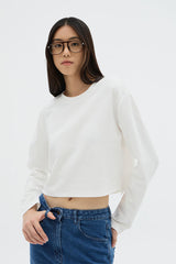Jaon Long-sleeve Tee | White