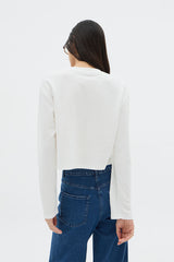 Jaon Long-sleeve Tee | White