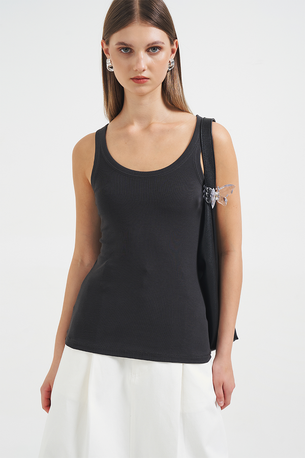 Jennie Tanktop | Charcoal