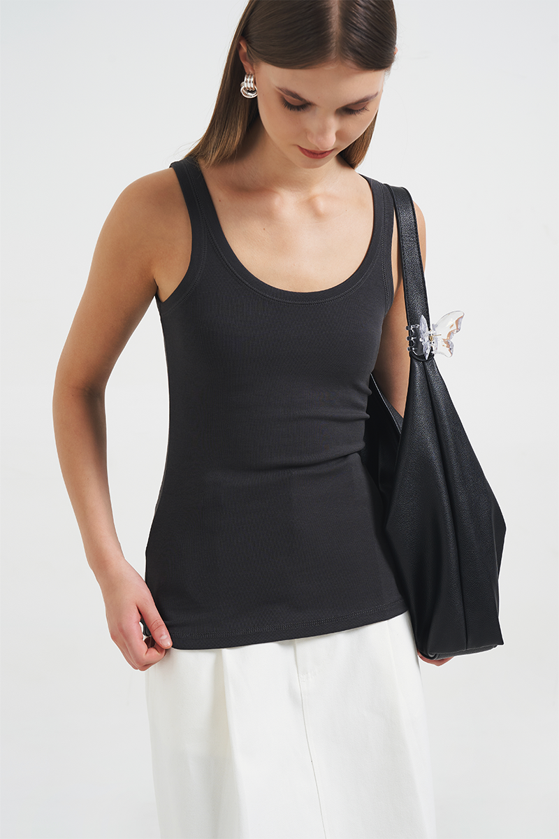 Jennie Tanktop | Charcoal