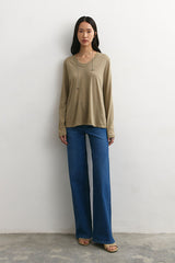 Kalto T-shirt | Muted Khaki