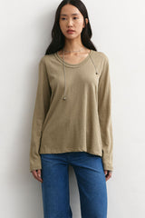 Kalto T-shirt | Muted Khaki