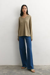 Kalto T-shirt | Muted Khaki