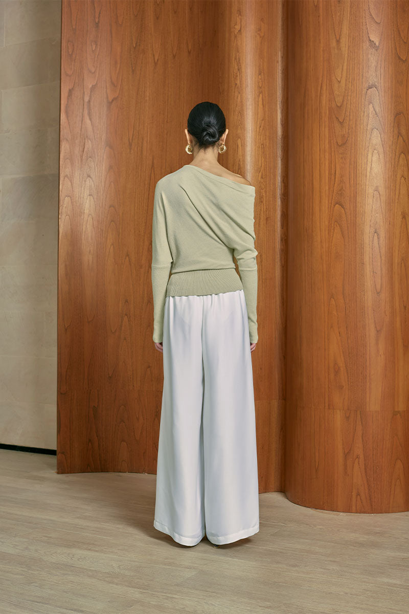 MMEHUILLET FOR DUMA - Kiekie Top | Sage