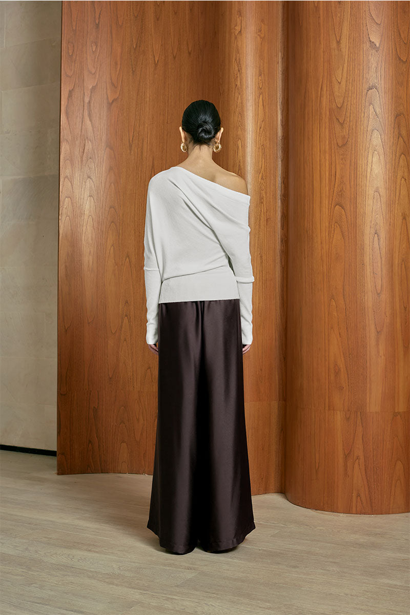 MMEHUILLET FOR DUMA - Kiekie Top | White