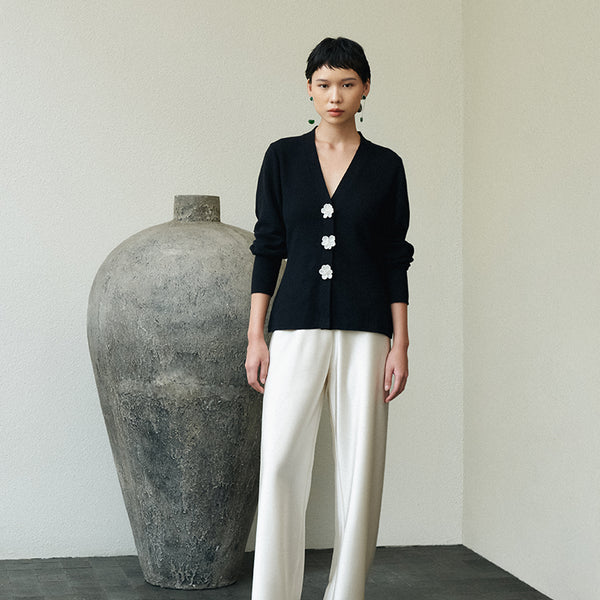 Luna Cardigan Top | Black – Duma Official