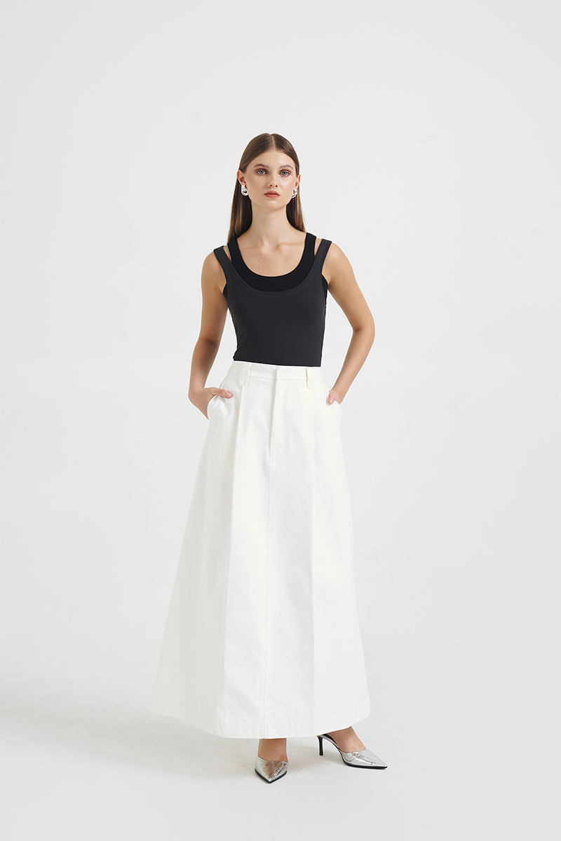 Laya Skirt | White