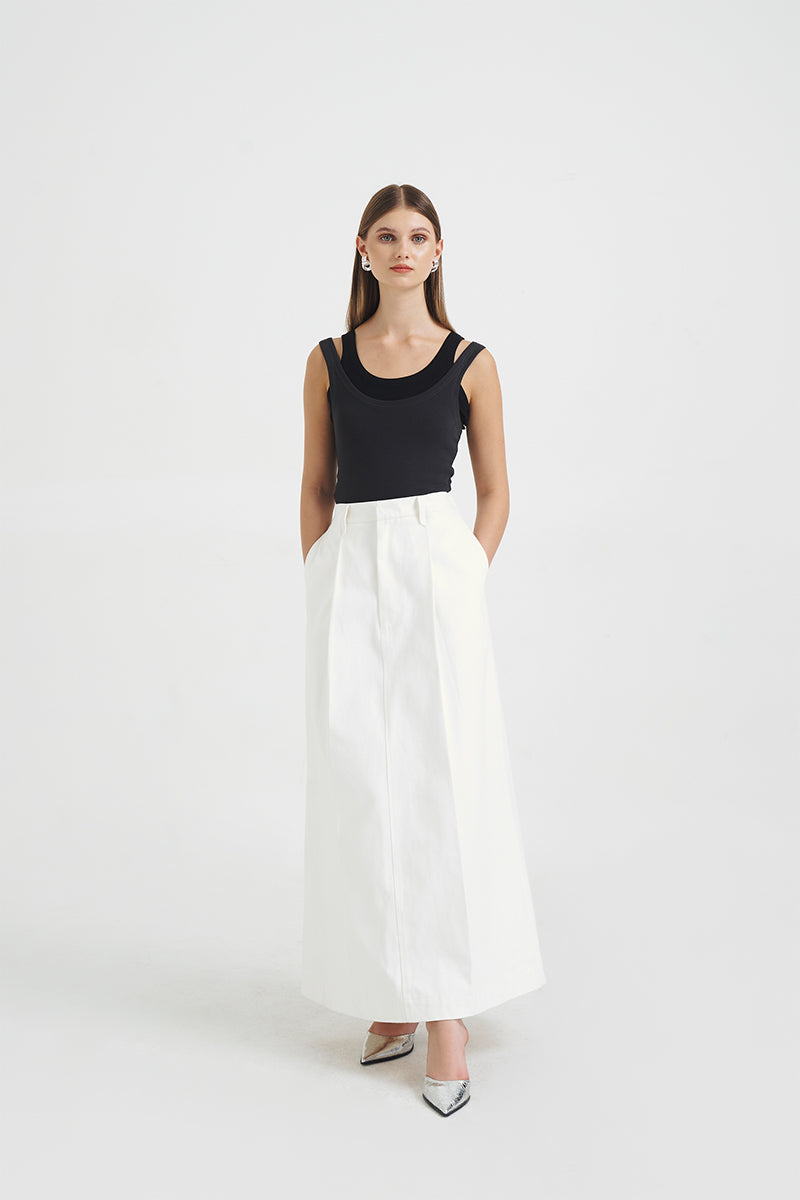 Laya Skirt | White