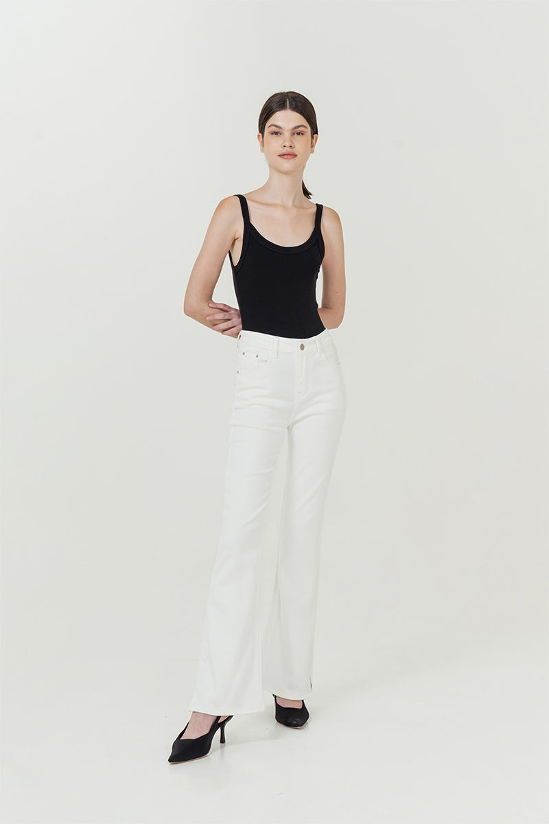 Lesley Jeans White