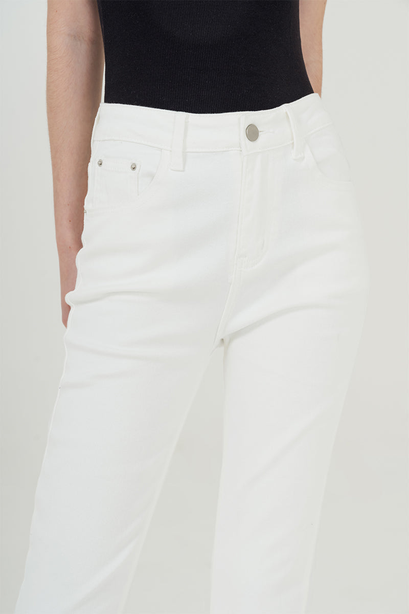 Lesley Jeans White