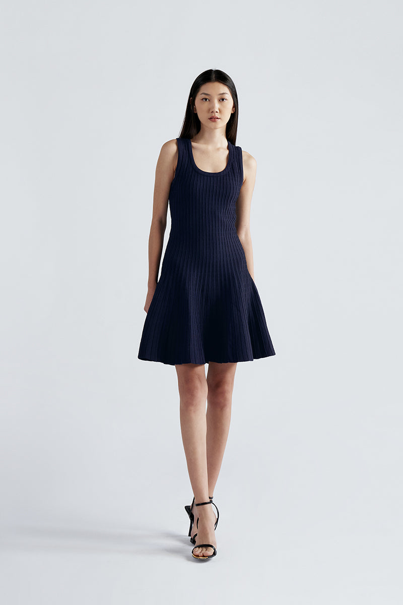 Malia Knit Dress | Navy