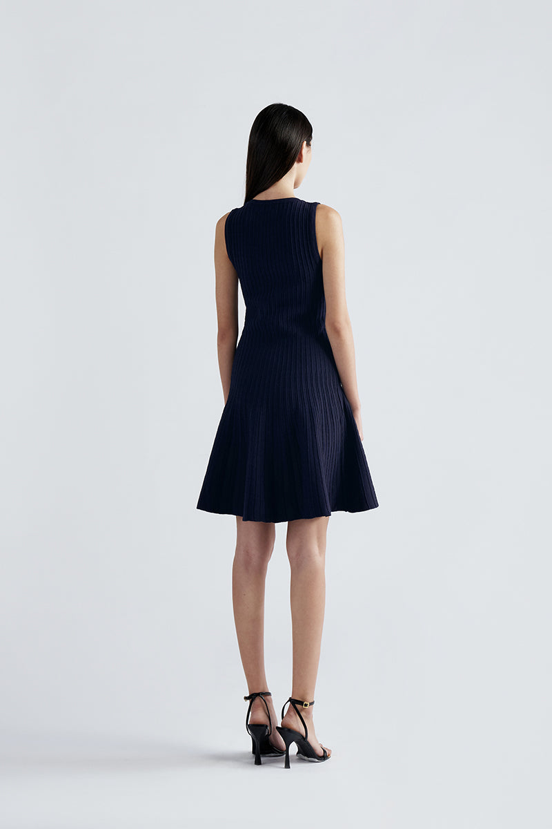 Malia Knit Dress | Navy