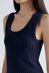 Malia Knit Dress | Navy