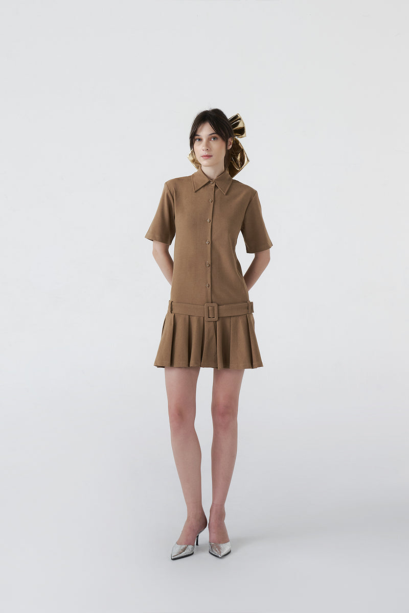 Marda Dress | Camel