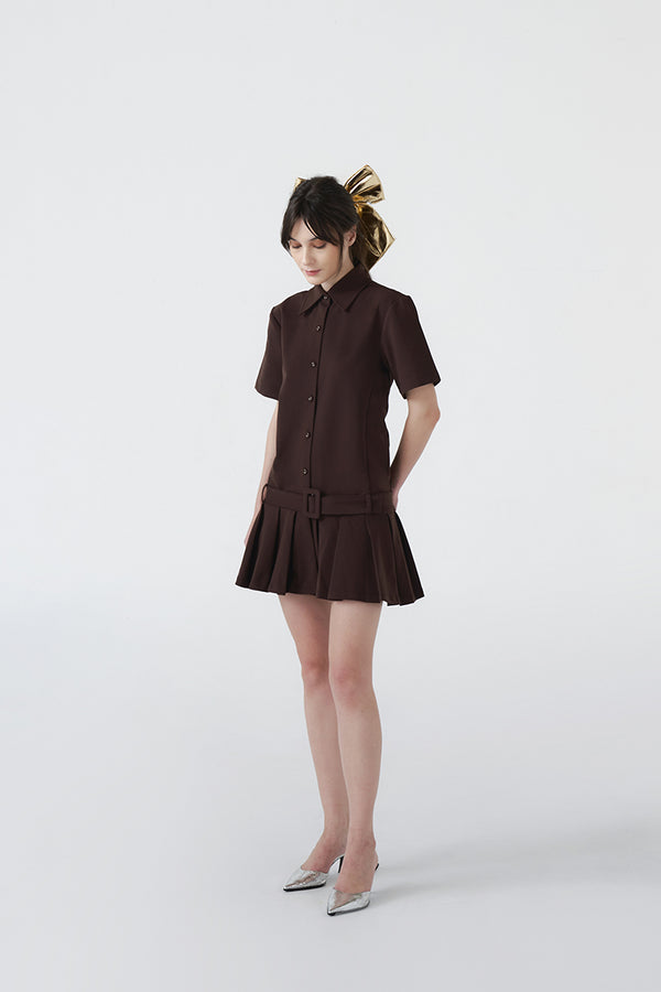 Marda Dress | Dark Brown