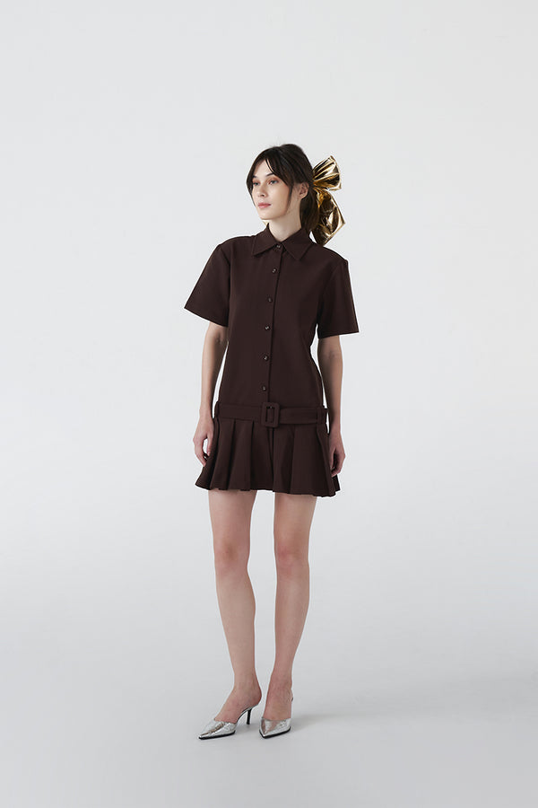 Marda Dress | Dark Brown