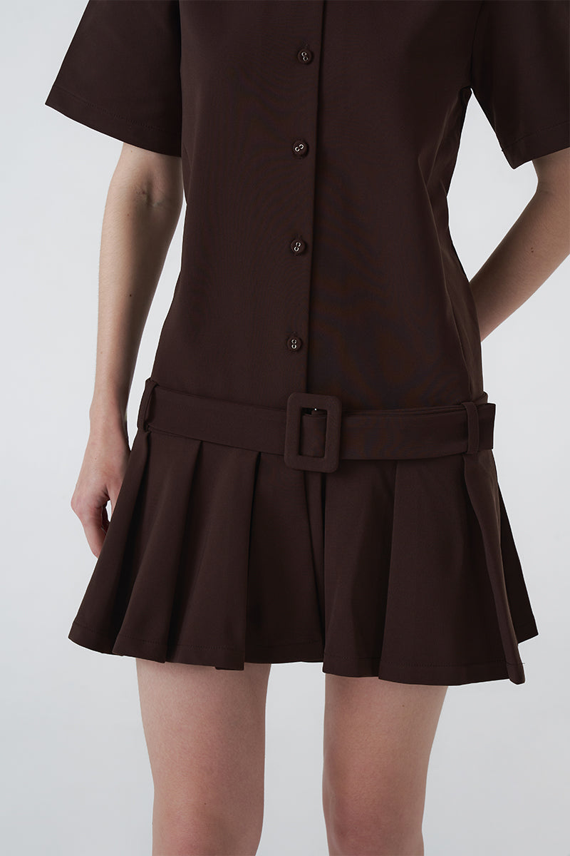 Marda Dress | Dark Brown