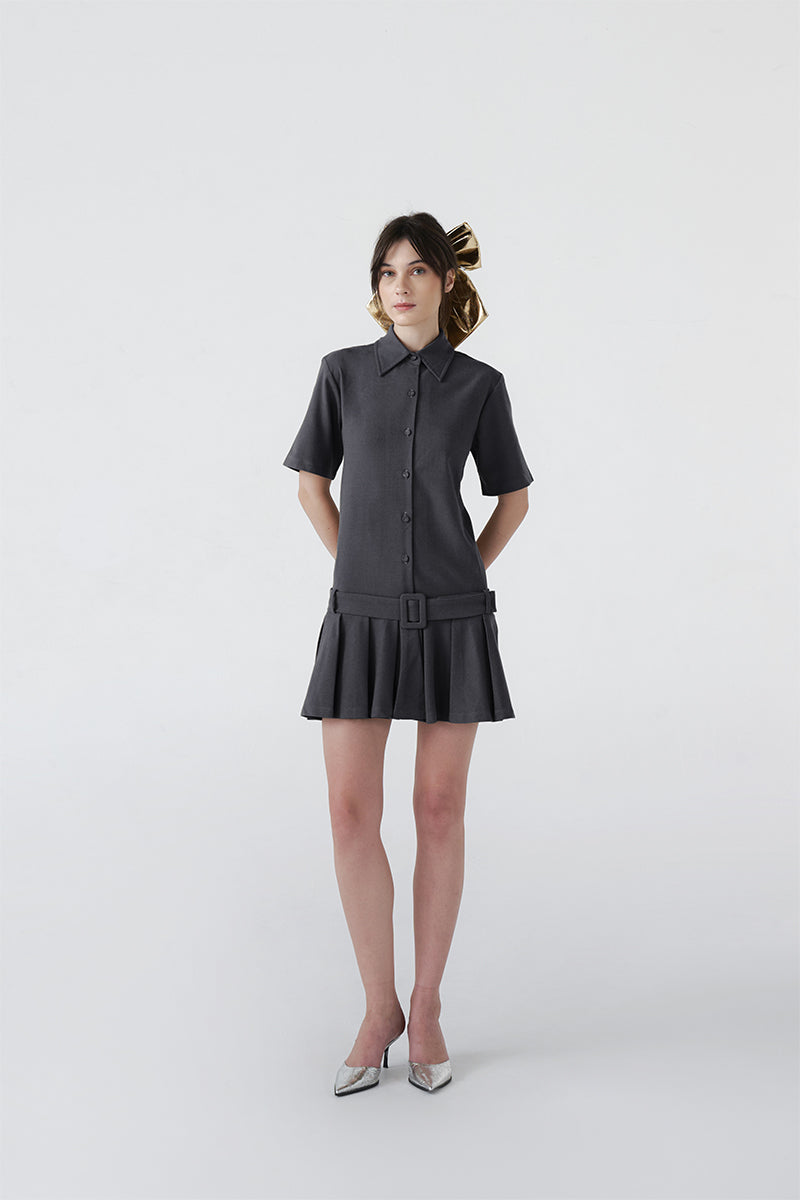 Marda Dress | Grey