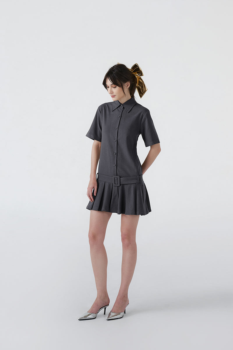 Marda Dress | Grey