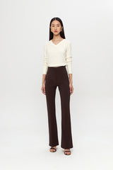 Martis Flared Pants | Dark Brown
