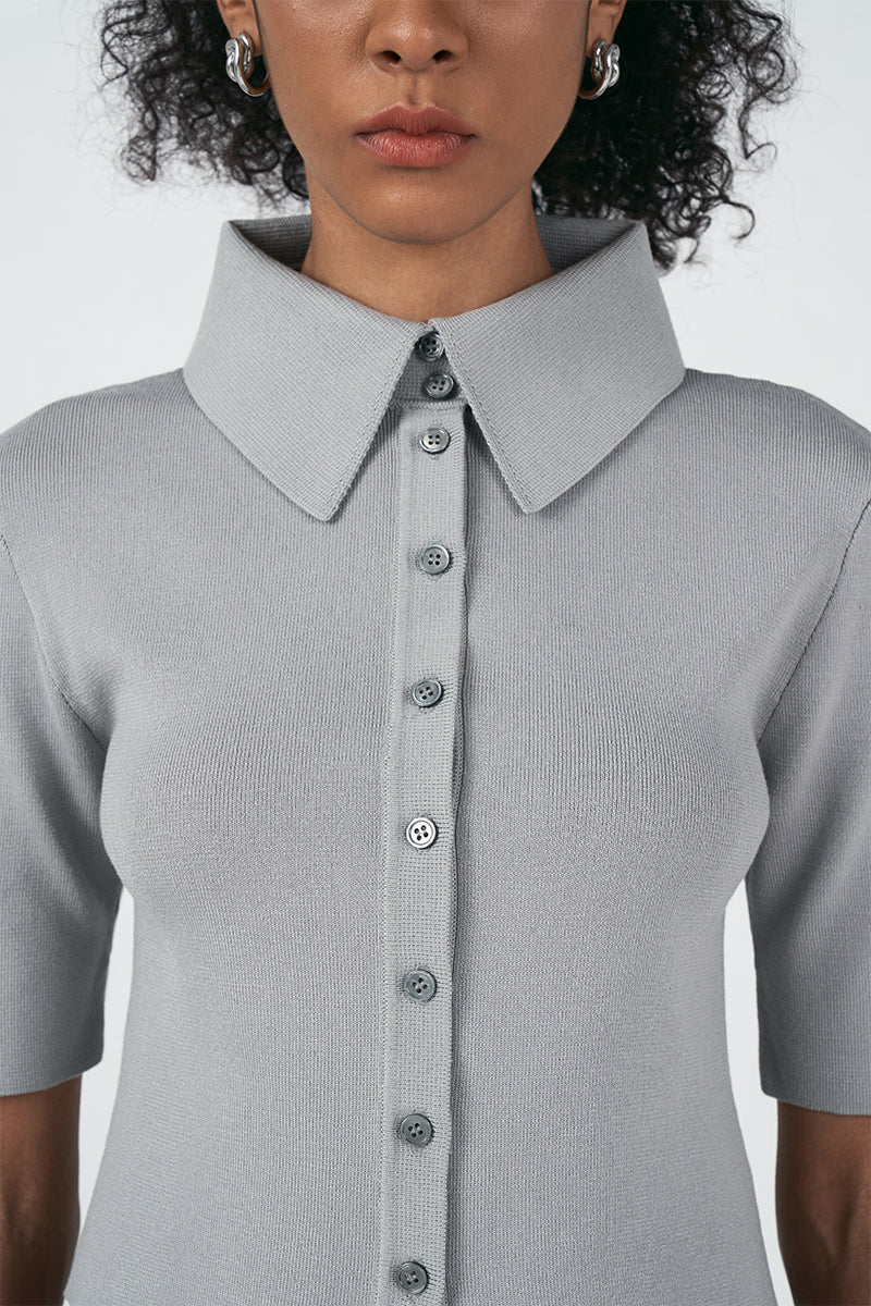 Miguel Polo Top Grey