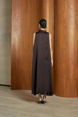 MMEHUILLET FOR DUMA - Madre Dress | Dark Brown