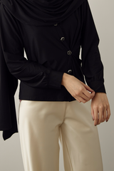 MMEHUILLET FOR DUMA - Mero Cardigan | Black