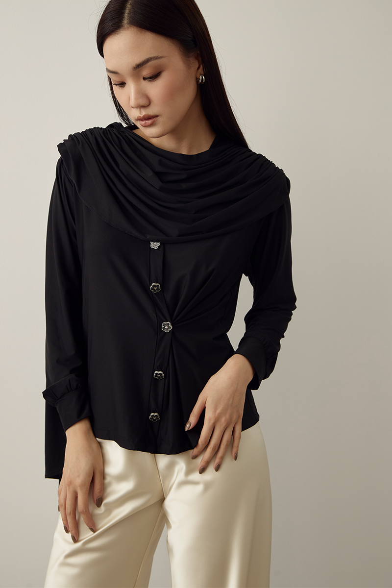 MMEHUILLET FOR DUMA - Mero Cardigan | Black
