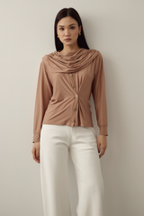 MMEHUILLET FOR DUMA - Mero Cardigan | Mocha Mousse