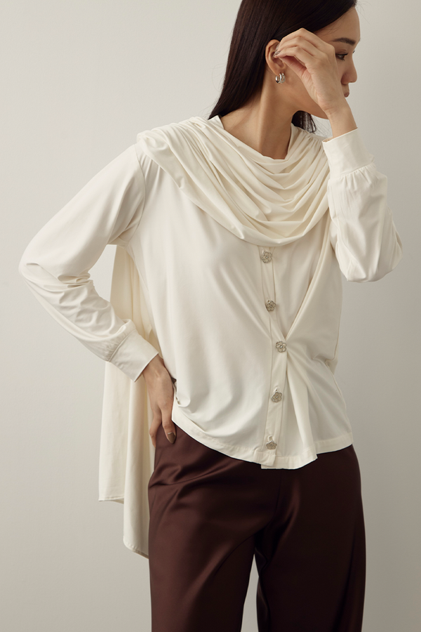 MMEHUILLET FOR DUMA - Mero Cardigan | White