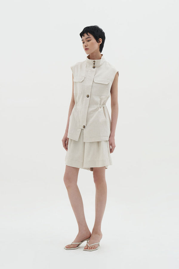 Nomad Travel Vest | White Sand