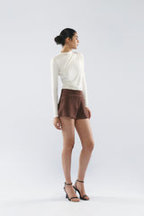 Ochre Shorts | Brown