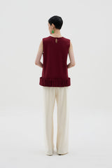 Opale Top | Maroon