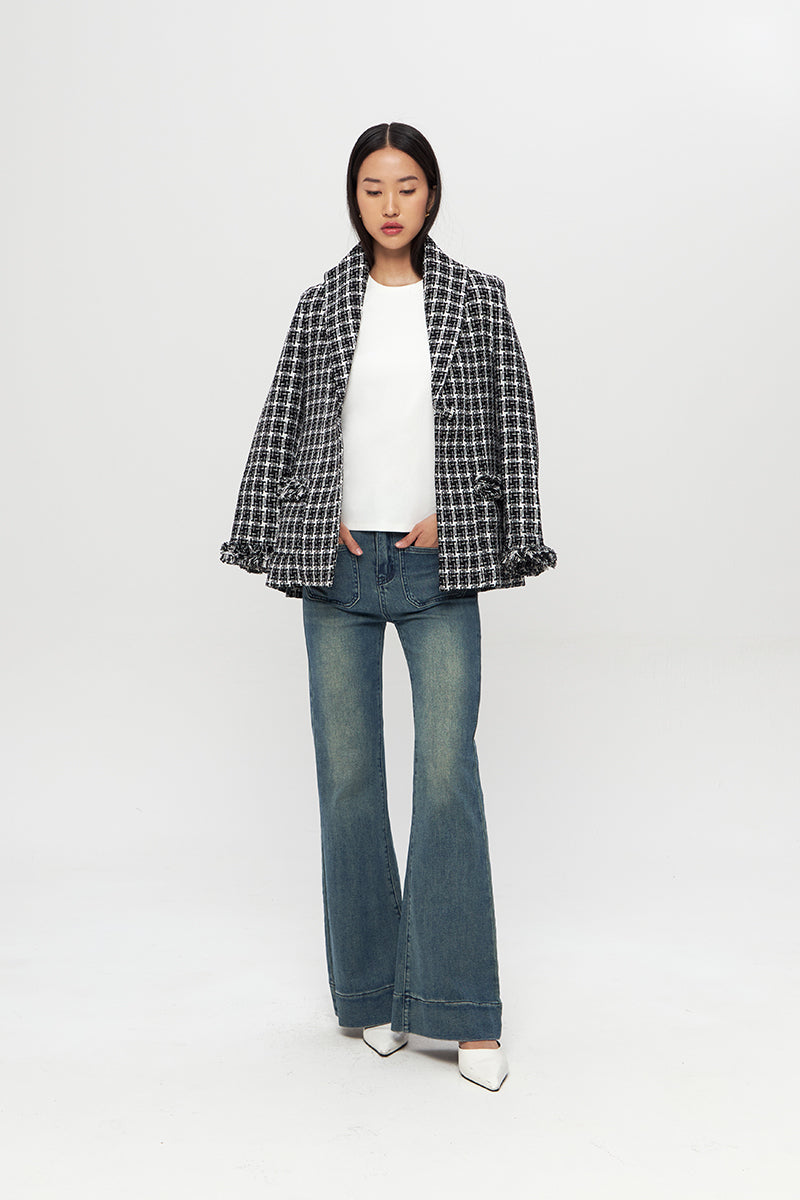 Orega Blazer | Black Multi