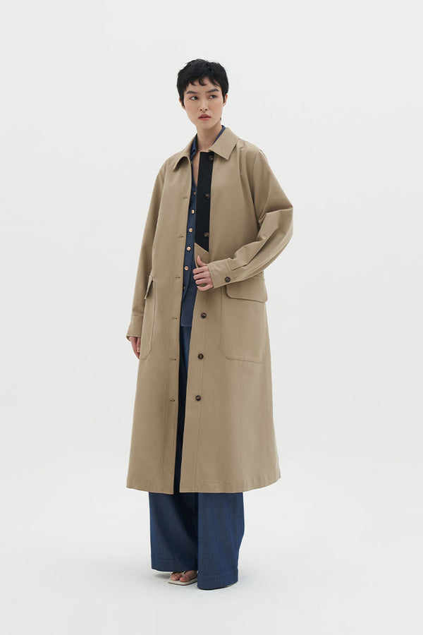 Olan Coat | Khaki